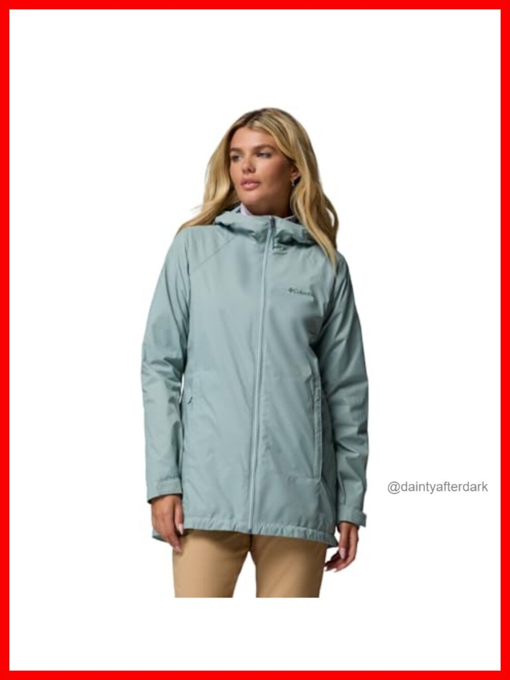 Switchback II Lined Long Rain Jacket Hooded Omni-Shield Regular Fit